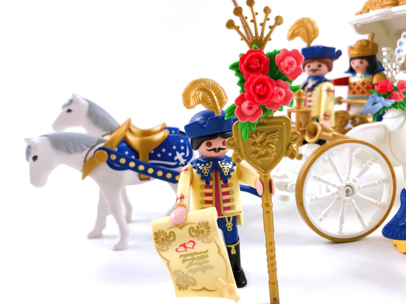 Playmobil 4258 Royal Wedding Carriage, 2005, complete