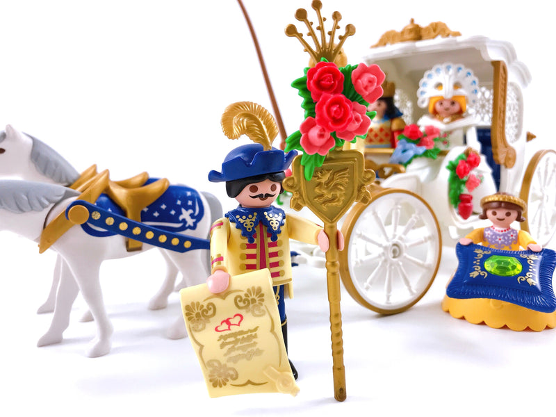 Playmobil 4258 Royal Wedding Carriage, 2005, complete