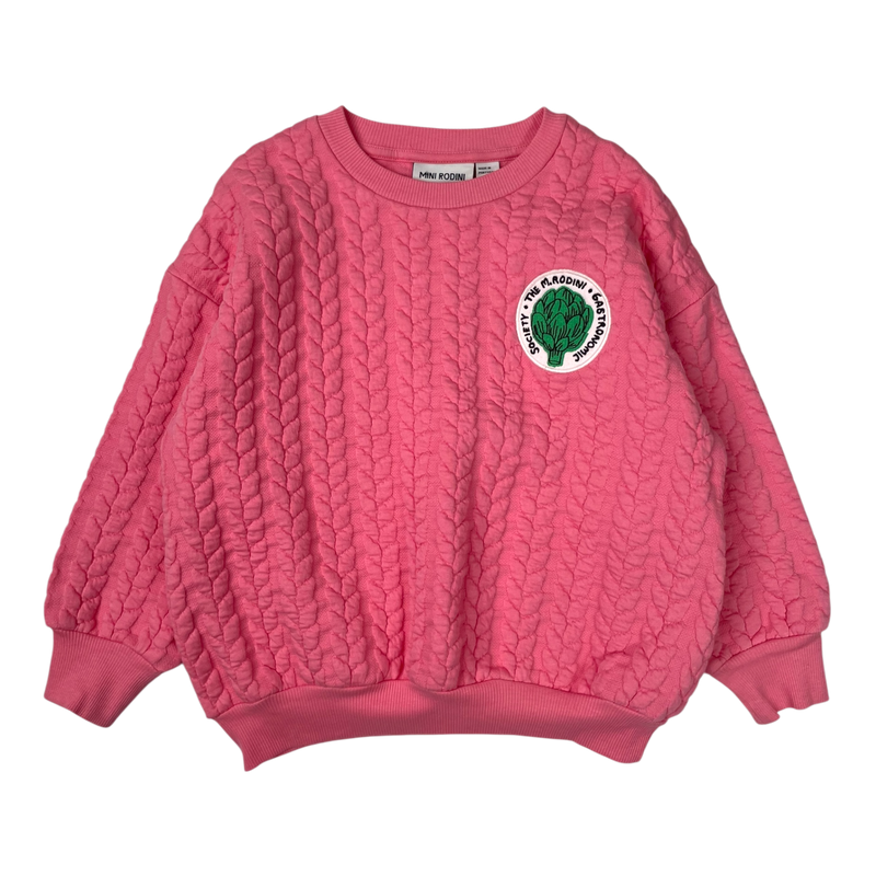 Mini Rodini sweatshirt, pink | 116/122cm