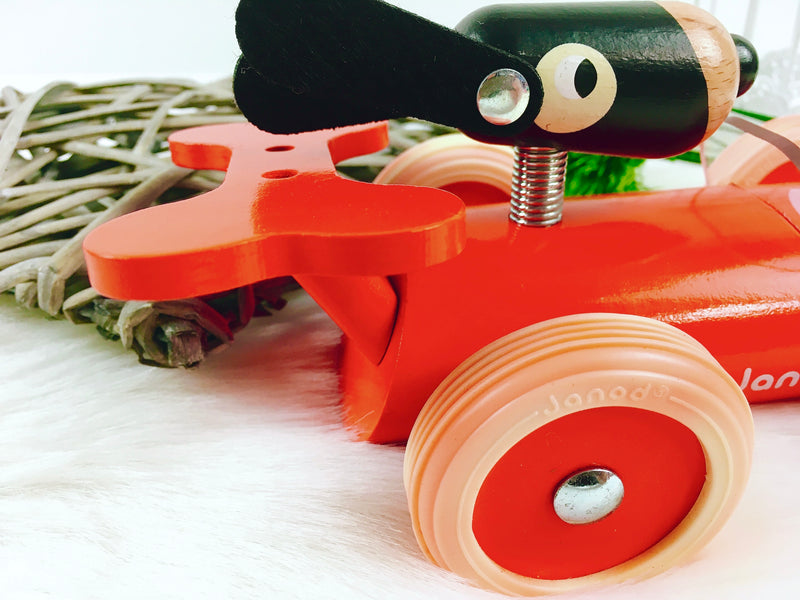 Janod Spirit Racing Car Marco, red, wood