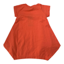 Papu t-shirt kanto dress, coral pink | 86/92cm