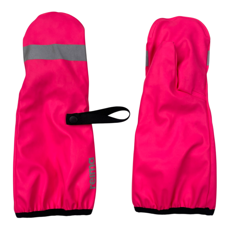 Reima puro rain mittens, pink | 1-2y