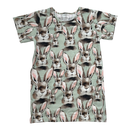 Metsola long t-shirt, bunny | 128cm