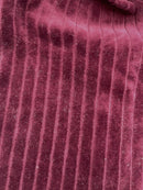 Mainio velour jumpsuit, burgundy | 62/68cm