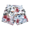 IA BON swim shorts, pink hawaii | 8Y