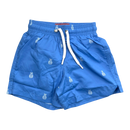 IA BON swim shorts, blue pineapple | 4Y