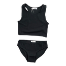 IA BON collette girls bikini, almost black | 6-8Y