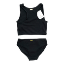 IA BON collette girls bikini, almost black | 6-8Y