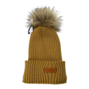 Gugguu merino furry beanie, brown sugar | 55/56cm