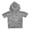 Kaiko hooded t-shirt, indigo leo | 86/92cm