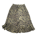 Gugguu woven wrap skirt, leopard | 146cm