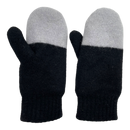 Reima luminen wool mittens, black/grey | 4-6y