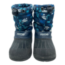 Reima nefar winter duck boots, black/blue | 24