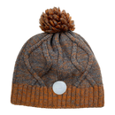 Reima routii wool blend beanie, grey/brow | 5-7y