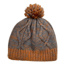 Reima routii wool blend beanie, grey/brow | 5-7y