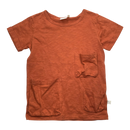 Mainio pocket t-shirt, burnt orange | 122/128cm