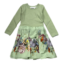 Molo woven dress, green | 92/98cm