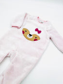Flauschiger Plüsch-Overall mit Bärchenmotiv - Gr. 62 (Ergee)