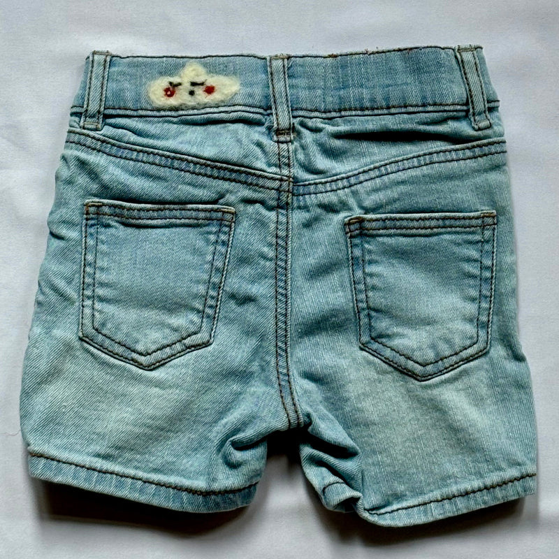 Repair - Crab short jeans - Light blue - Size 74 - Ettmoln