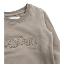 Gugguu logo sweatshirt, taupe | 98cm