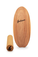 Indiana® Balance Board Nussbaum inkl. Korkrolle