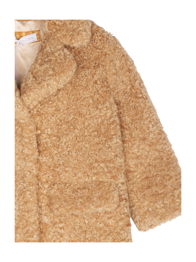 MonnaLisa Mantel Jacke Teddyfell