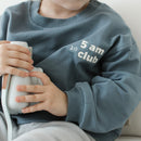 Nuaa B-WARE 5 am Club Est. 2024 Sweater Bluestone