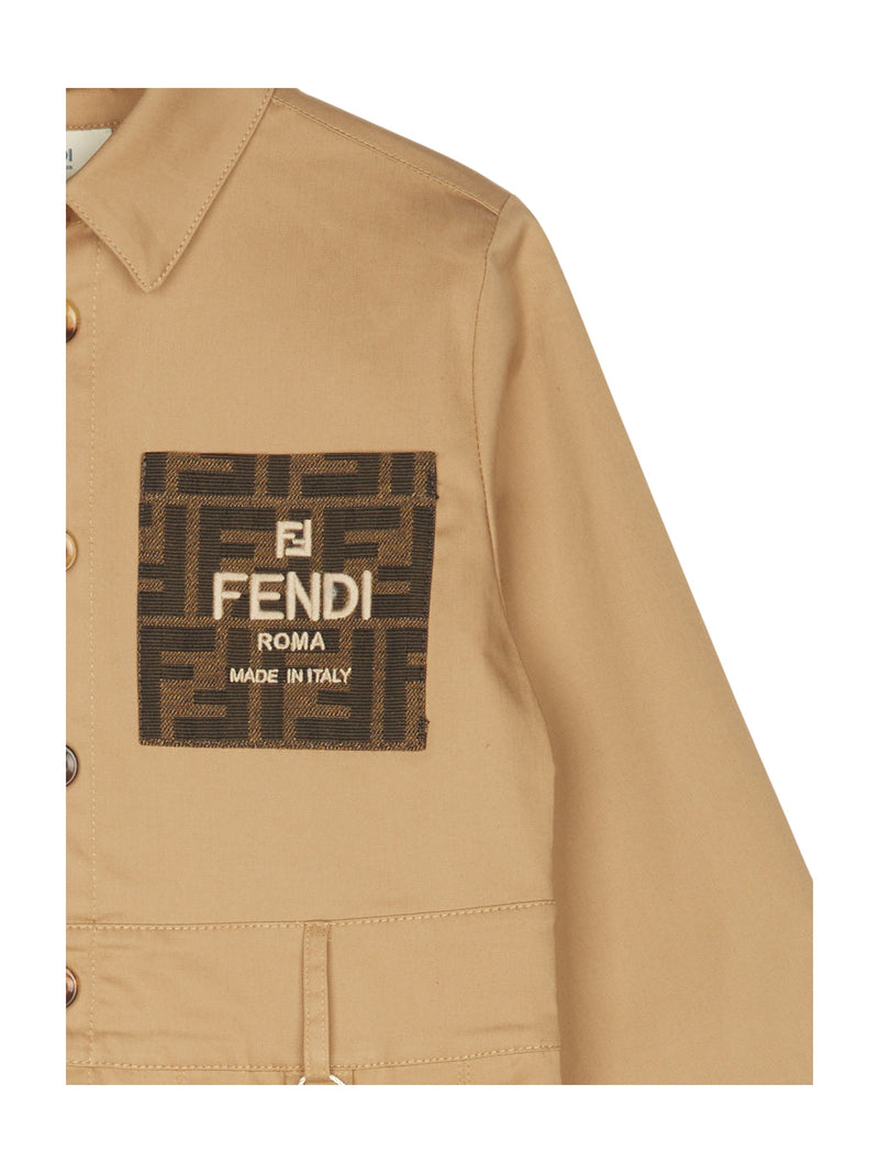 Fendi Kleid Blusenkleid mit Tasche