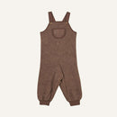 KEINU WOOL Latzhose aus Wollfleece mit Druckknopf Leiste neu 60/70