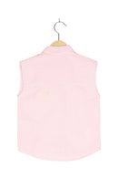 Off-White T-Shirt Bluse ärmellos gestreift