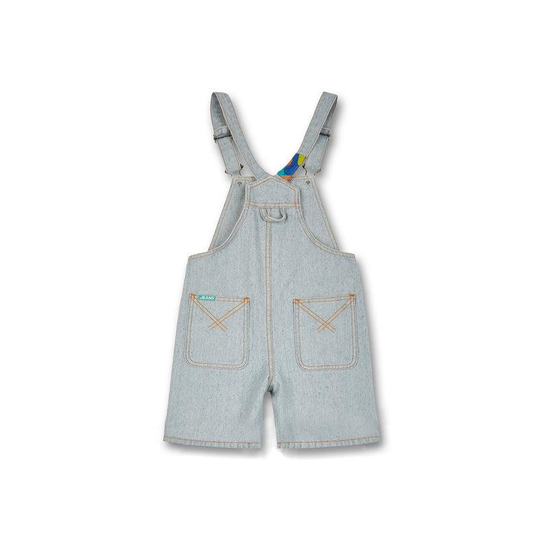 Kids short denim dungarees