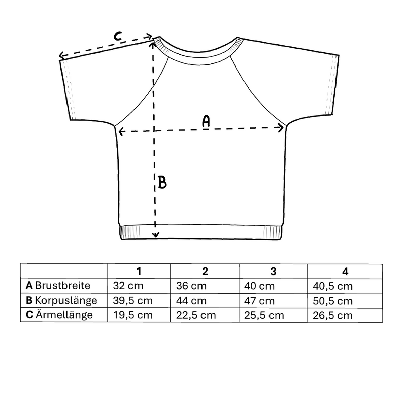 Oktopulli | Mitwachsendes T-Shirt | Quinn 98-116