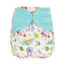 Blümchen OneSize Druckknopf Stoffwindel Überhose (3,5-16kg) Sale