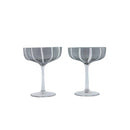 OYOY Mizu Coupe Glass - Pack of 2 - Cocktail Gläser 2er Set