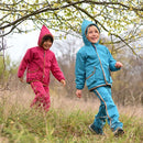 LEENA Wetterfeste Outdoorhose mit Po- und Knieverstärkung aus Baumwolle neu 120/130