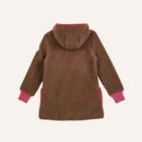 finkid LIKKA NALLE, Teddyfleece Jacke für Mädchen - Zip in Innenjacke 90/100
