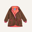finkid LIKKA NALLE, Teddyfleece Jacke für Mädchen - Zip in Innenjacke 90/100