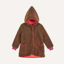 finkid LIKKA NALLE, Teddyfleece Jacke für Mädchen - Zip in Innenjacke 90/100