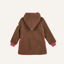 finkid LIKKA NALLE, Teddyfleece Jacke für Mädchen - Zip in Innenjacke 90/100