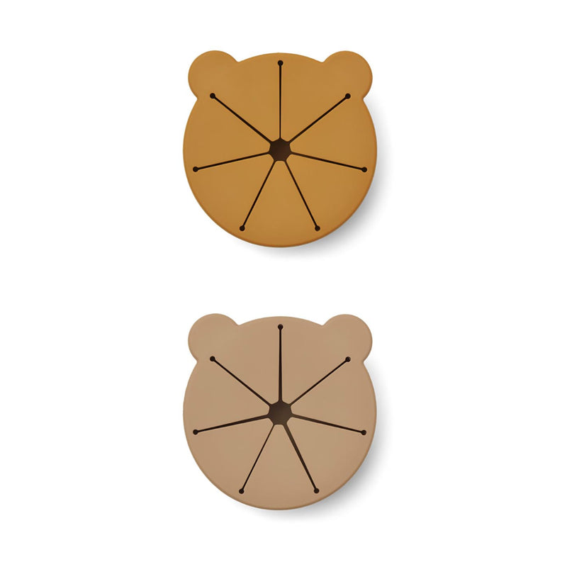 LIEWOOD Kelly Snack Cup - 2er Pack, golden caramel/ oat Brotdosen Lunch Box