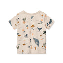 LIEWOOD Printed Shirt Apia, sea creature/ sandy