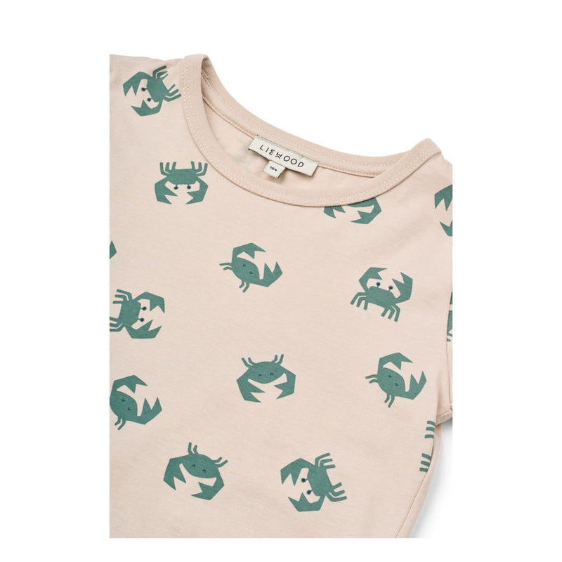 LIEWOOD Printed Shirt Apia, crab/sandy