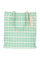 COCCINELLE Monogram Handtasche Jacquard Grün