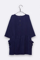 Lena Kleid in violetlauem Tencel für Kinder