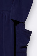 Lena Kleid in violetlauem Tencel für Kinder