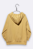 Lenzi Hoody in senfgelb mit kleiner Brombeer Stickerei 86/92, 98/104, 110/116, 122/128, 158/164