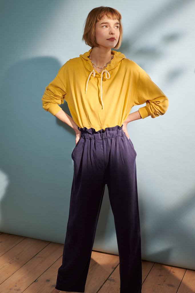 Lenzi Hoody in senfgelb Damen S