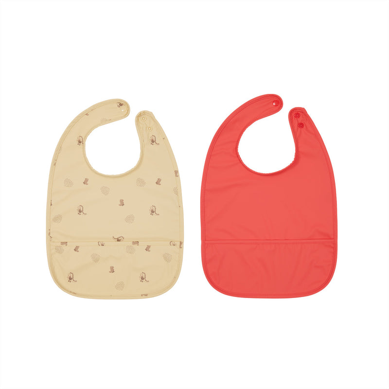 OYOY Dino Bib - Pack of 2 Lätzchen