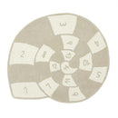 Oyoy Nautilus Hüpfspiel Teppich Größe  L112 x W100 cm Wolle/Baumwolle