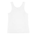 Little Hedonist unisex organic cotton white tanktop